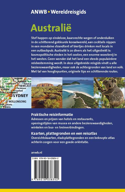 ANWB wereldreisgids - Australië achterkant