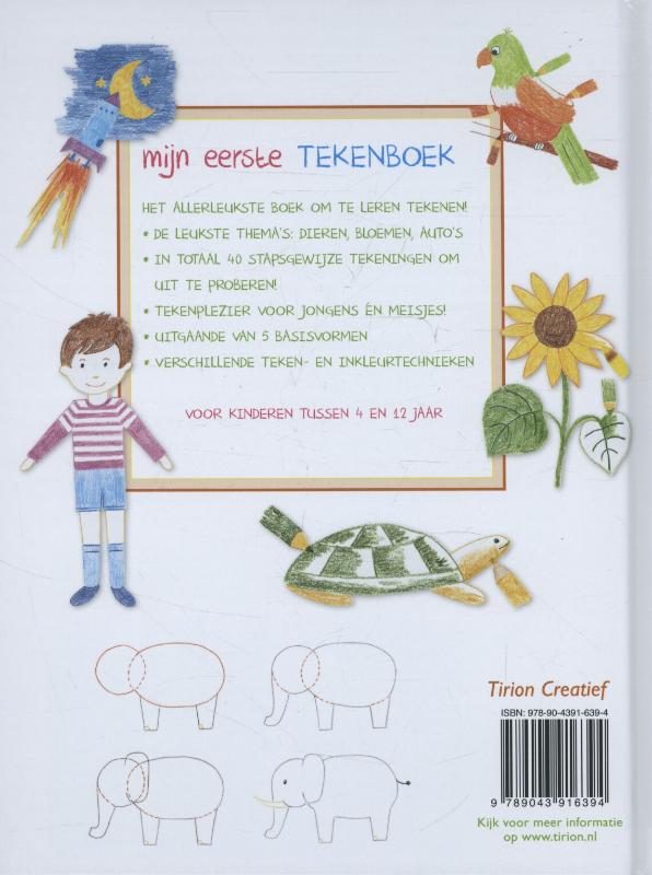 Mijn eerste tekenboek achterkant