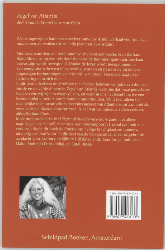 Kronieken van de Geest 3 -   Zegel van Atlantis achterkant