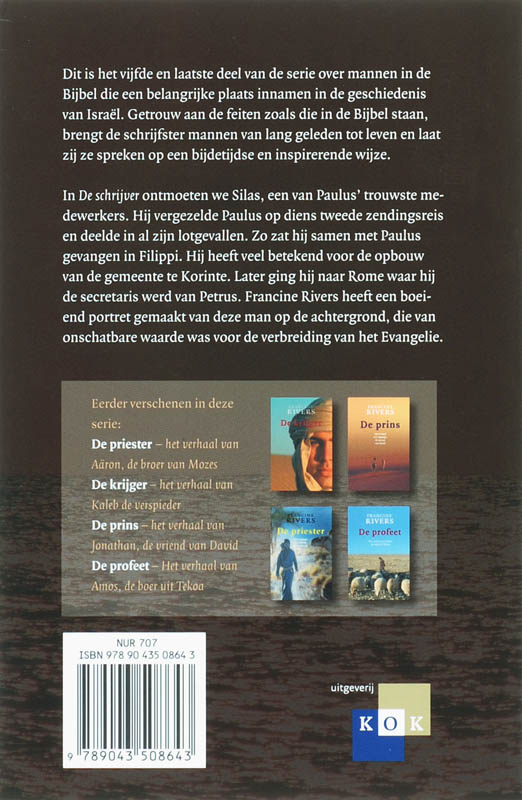 De Schrijver achterkant