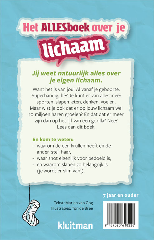 Het allesboek over je lichaam / Het Alles boek over achterkant