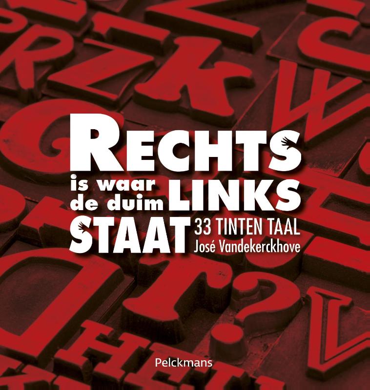 Rechts is waar de duim links staat