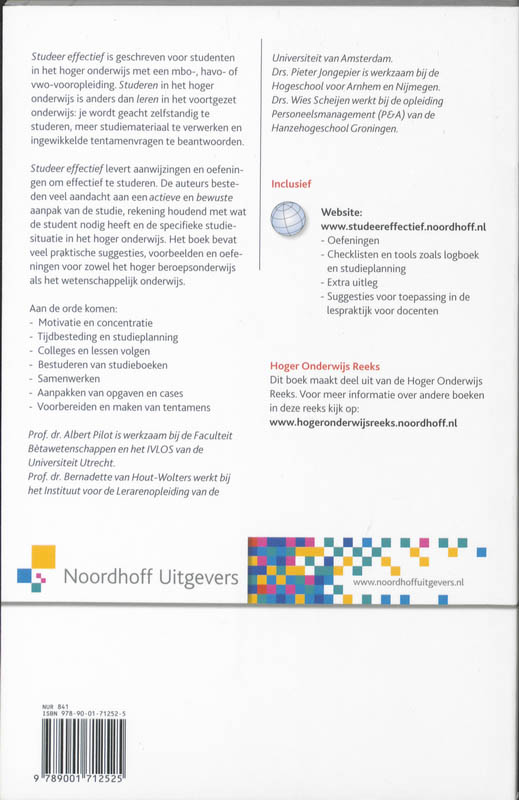 Studeer effectief achterkant