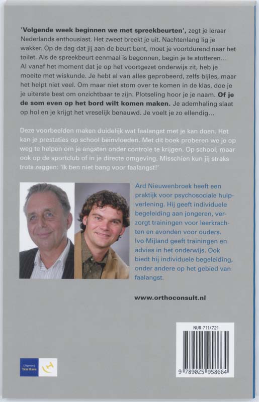 Succes met faalangst achterkant