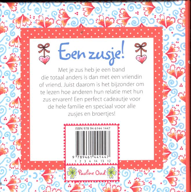 Een zusje! achterkant