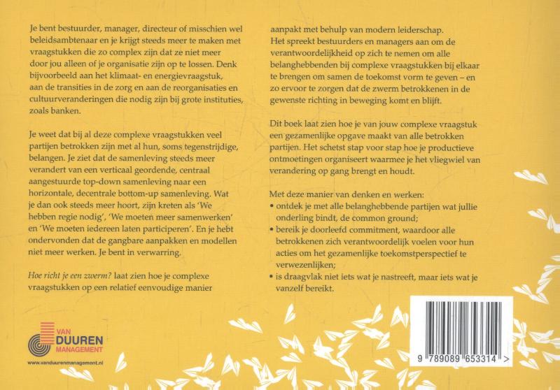 Hoe richt je een zwerm? achterkant