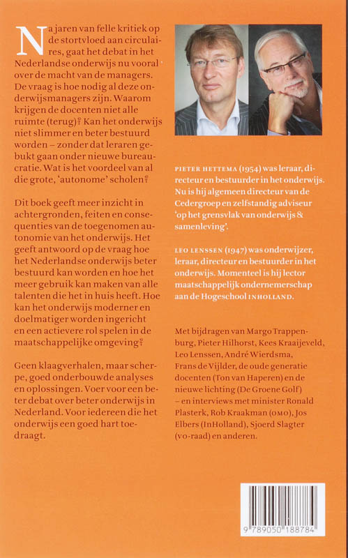 Van Wie Is Het Onderwijs achterkant