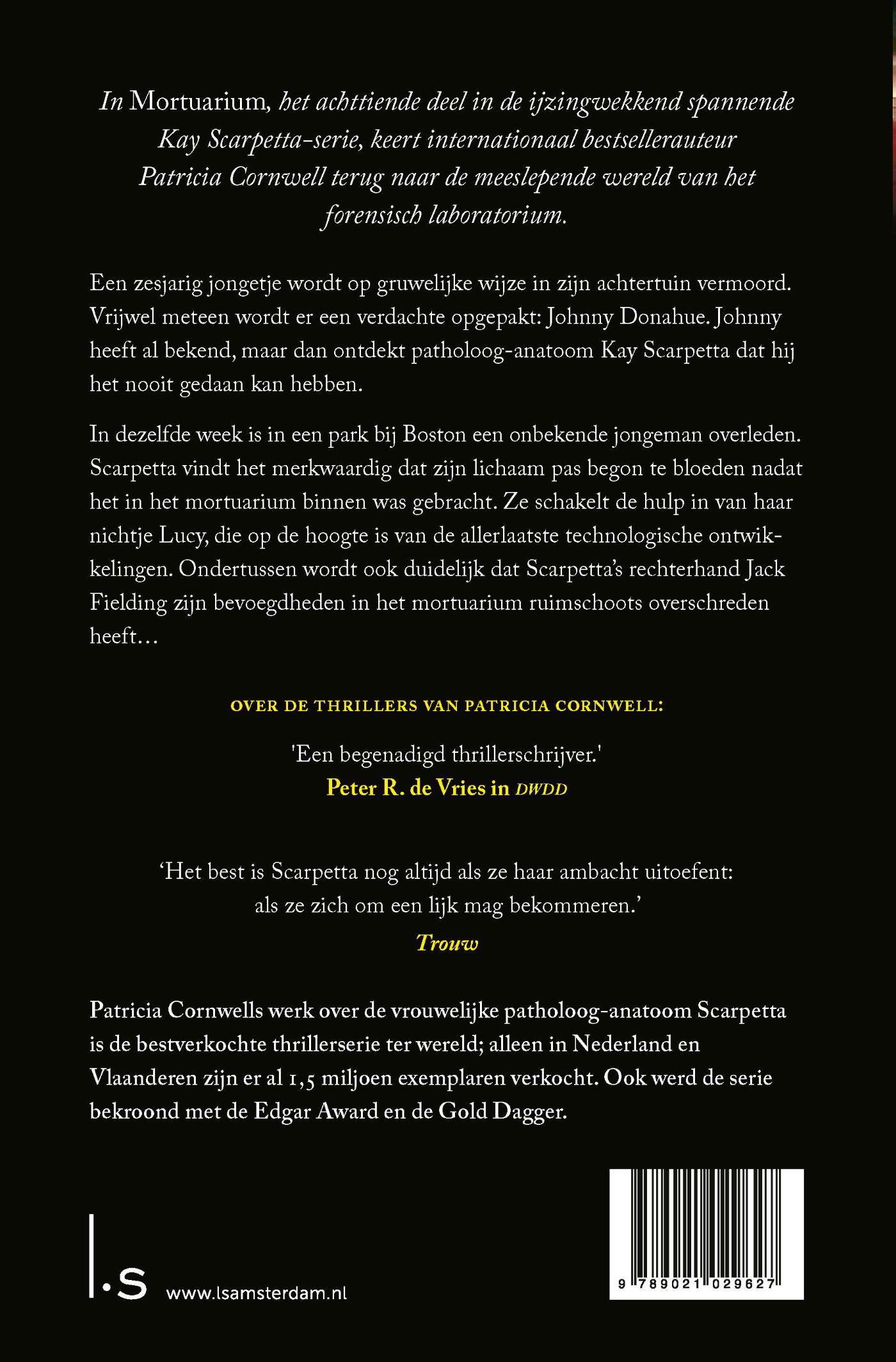 Mortuarium / Kay Scarpetta / 18 achterkant