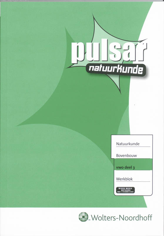 Werkblok Vwo bovenbouw deel 3 Pulsar natuurkunde