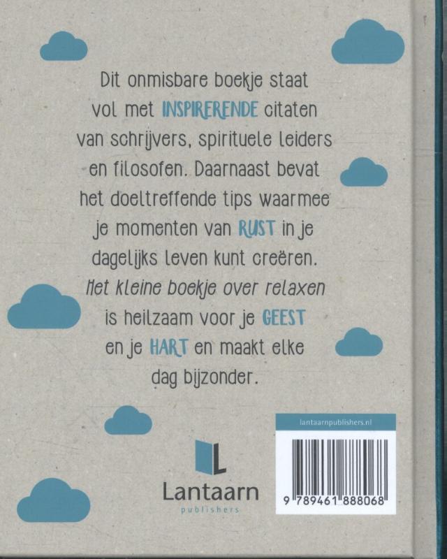 Het kleine boekje over relaxen achterkant