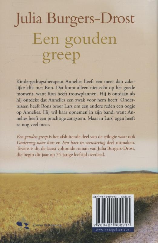 Een gouden greep / Spiegelserie achterkant