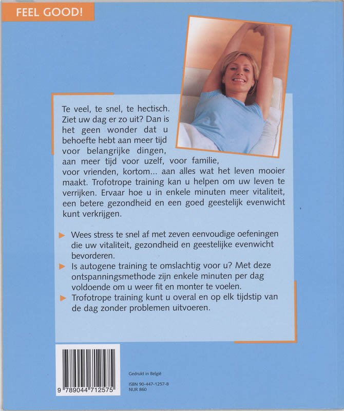 Feel good! / Ontspannen in een minuut / Feel good! achterkant