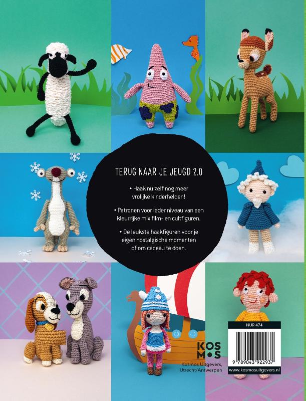 Helden uit je kindertijd haken 2 achterkant