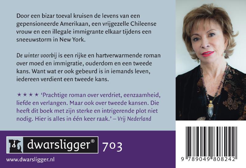 De winter voorbij achterkant