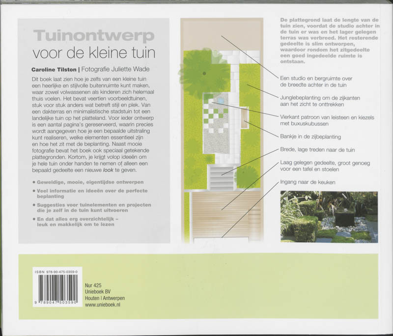 Tuinontwerp Voor De Kleine Tuin achterkant