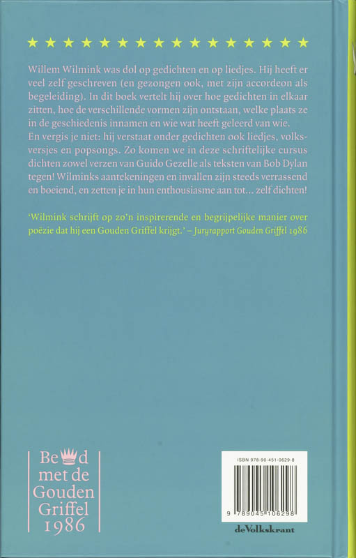 Waar het hart vol van is / Gouden Griffelreeks achterkant