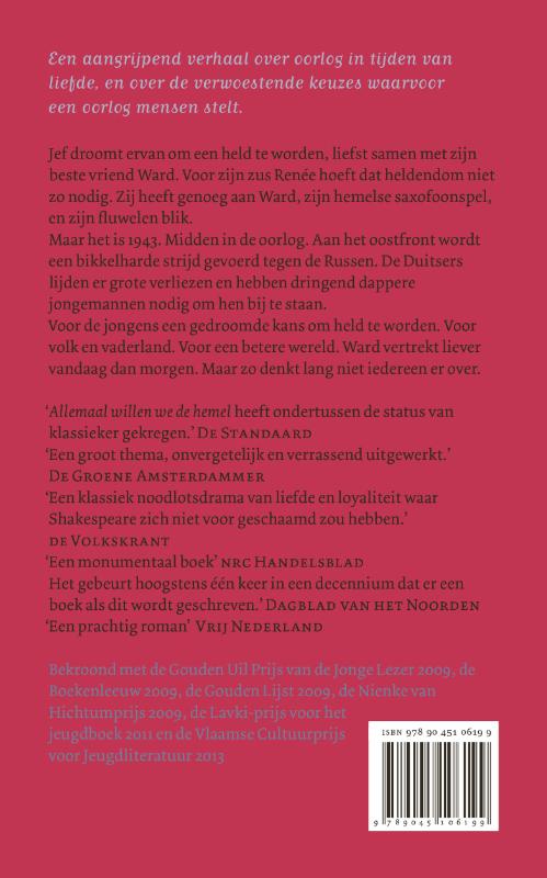 Allemaal willen we de hemel achterkant