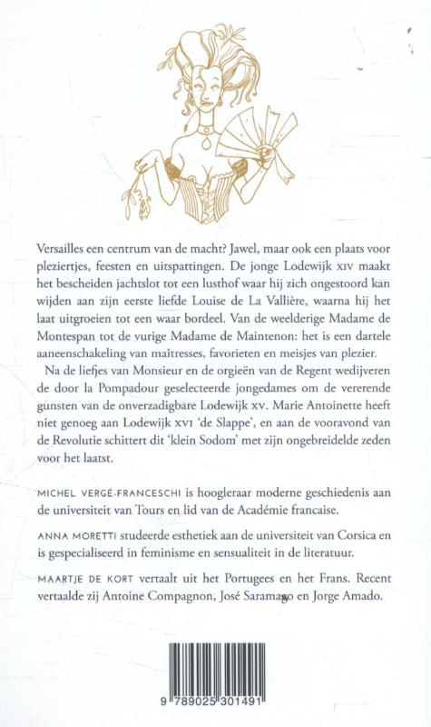 Lust en liefde in Versailles achterkant