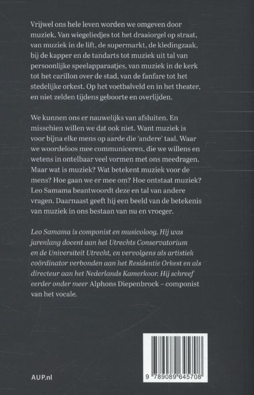 De zin van muziek achterkant