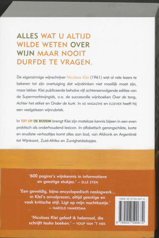 Tot op de bodem achterkant