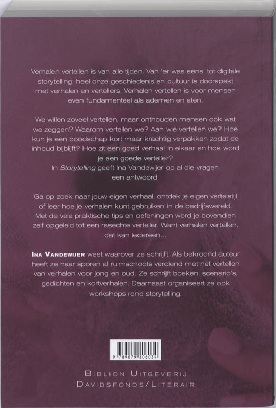 Storytelling achterkant