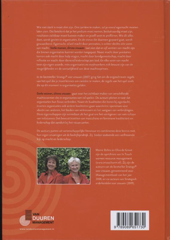 Sterke mannen, slimme vrouwen achterkant