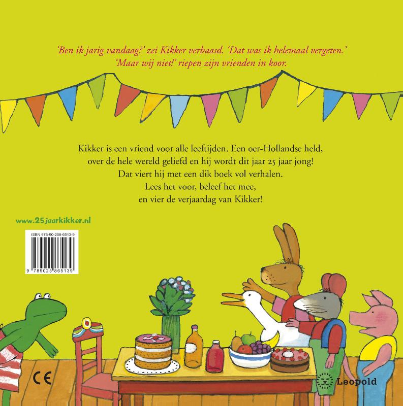 Het dikke verjaardagsboek van Kikker achterkant