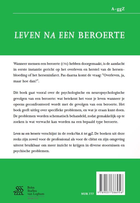 Leven na een beroerte / Van A tot ggZ achterkant