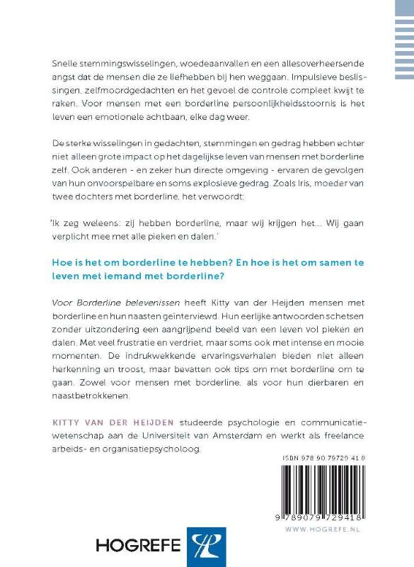 Borderline Belevenissen achterkant