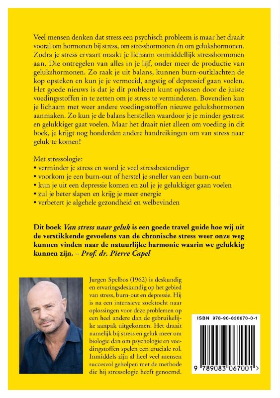 Van stress naar geluk (met stressologie) achterkant