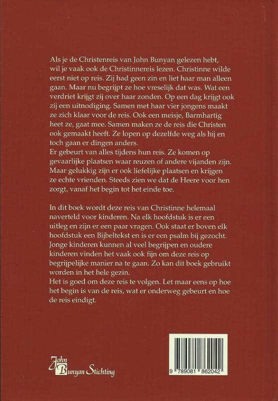 De Christinnereis achterkant
