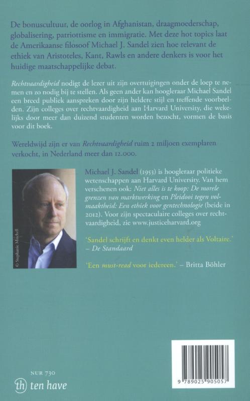 Rechtvaardigheid achterkant