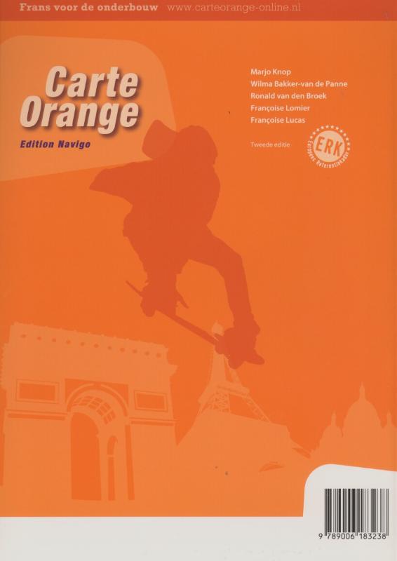 Carte Orange 1 vmbo gt/havo Textes en Activités achterkant