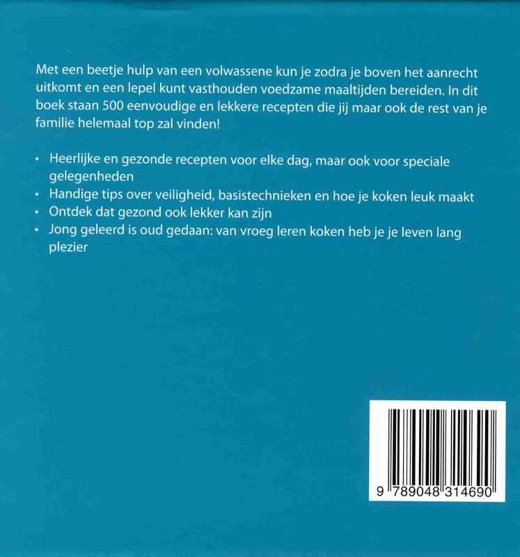 500 recepten voor jonge koks achterkant