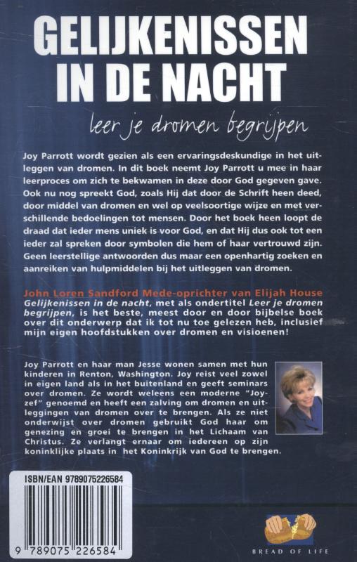 Gelijkenissen in de nacht achterkant