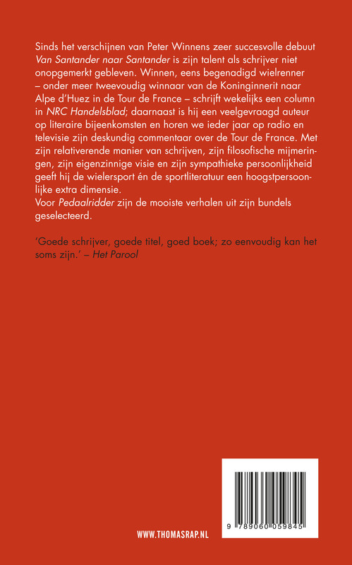 Pedaalridder achterkant