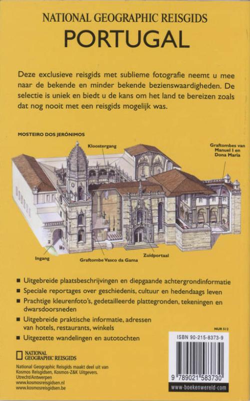 National Geographic reisgids Portugal / National Geographic Reisgids achterkant