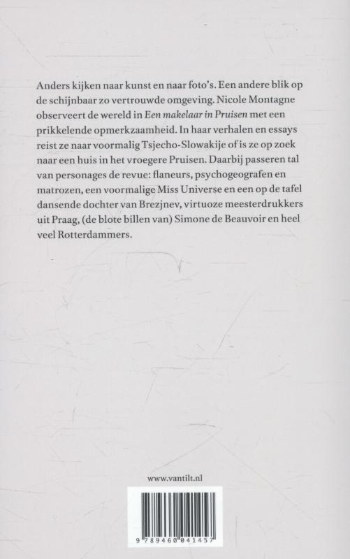 Een makelaar in Pruisen achterkant