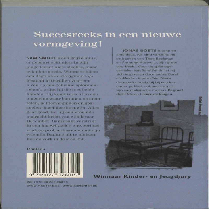 Spion ontvoerd / Sam Smith achterkant