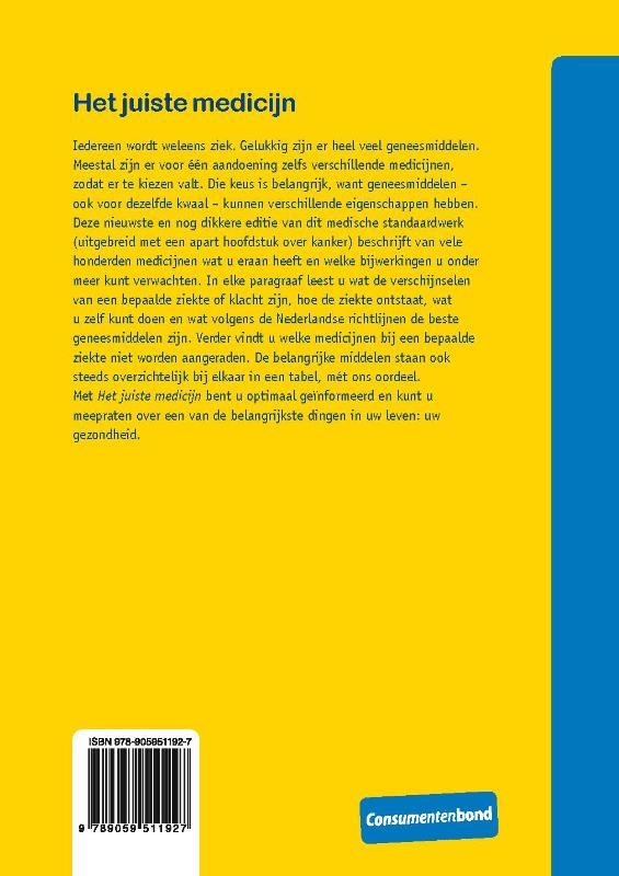 Het juiste medicijn 2013 achterkant