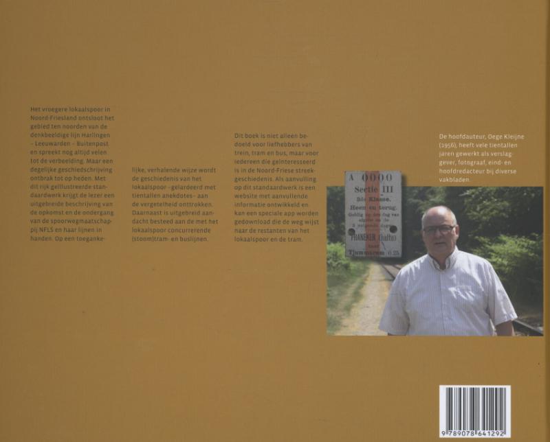NVBS boekenreeks 47 -   Opkomst en ondergang van de Noord Friesche Locaal Spoorwegmaatschappij achterkant