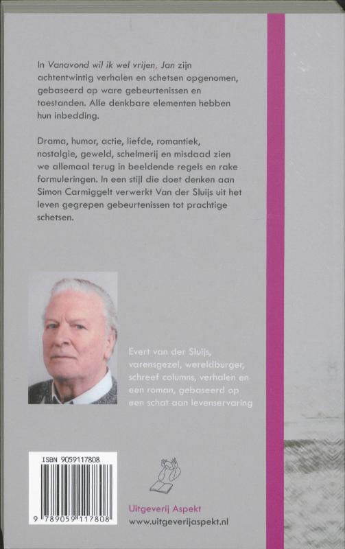 'Vanavond wil ik wel vrijen, Jan' achterkant