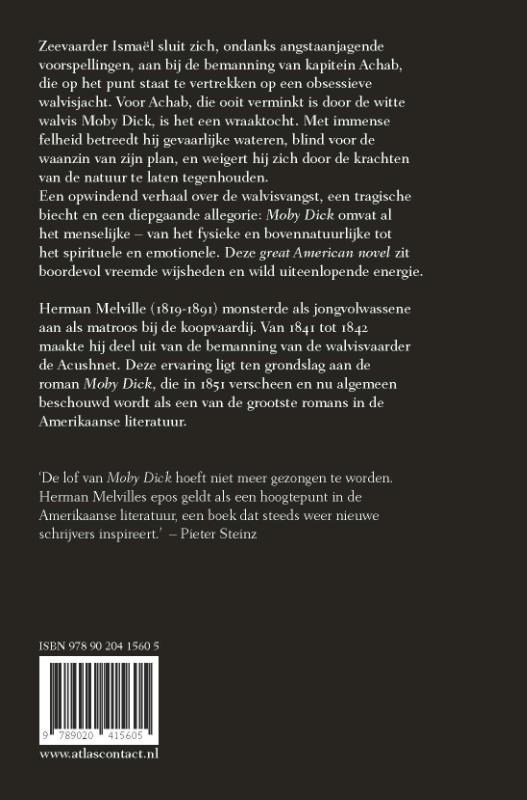 Moby Dick / LJ Veen Klassiek achterkant