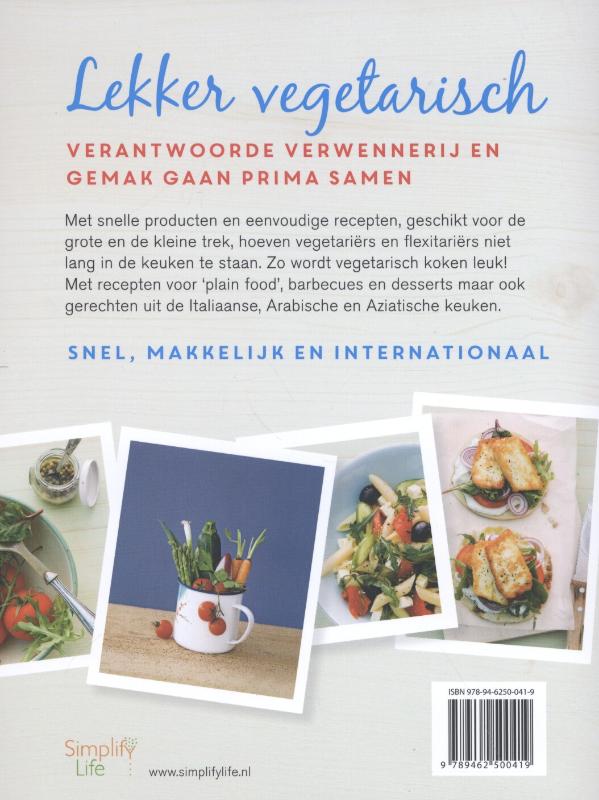 Lekker vegetarisch achterkant