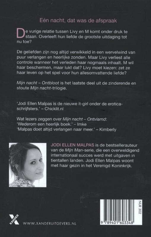 Mijn nacht ontbloot / 3 / Mijn nacht achterkant