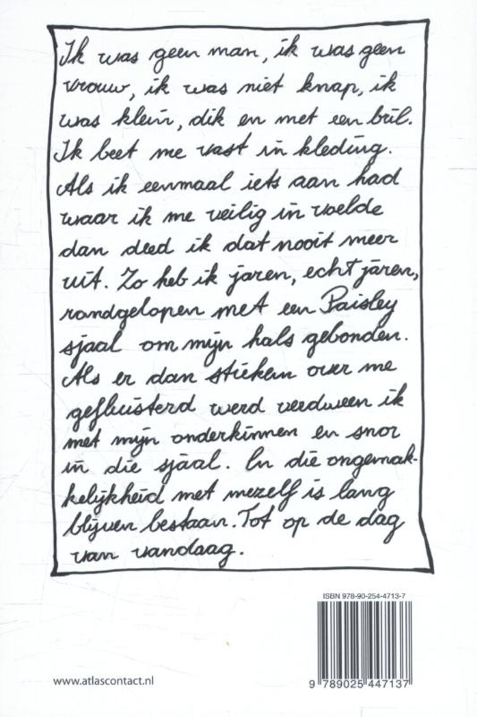 In stukjes achterkant