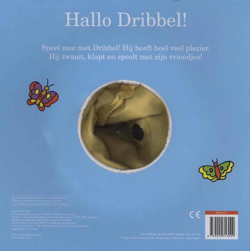 Dribbel - Hallo Dribbel! achterkant