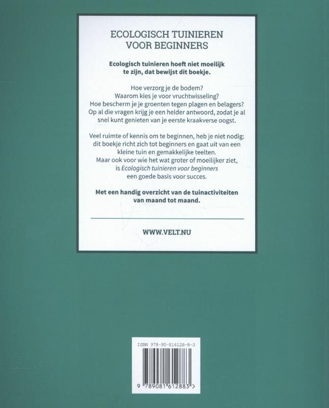 Ecologisch tuinieren voor beginners achterkant