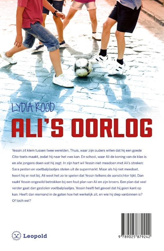 Ali's oorlog achterkant