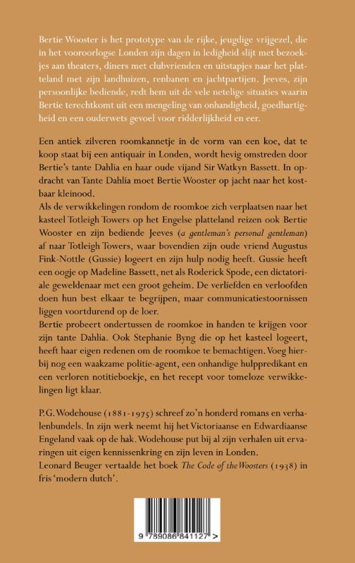 Jeeves Een man van eer achterkant